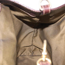 FENDI Zucca Canvas Hand Bag Brown Gold Tone Auth ka6152-28