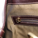FENDI Zucca Canvas Hand Bag Brown Gold Tone Auth ka6152-29