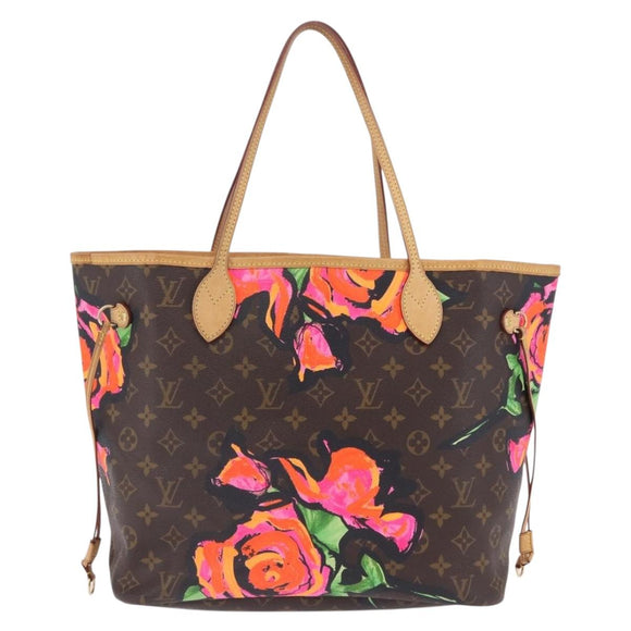LOUIS VUITTON Monogram Rose Neverfull MM Tote Bag M48613 LV Auth ka6154V