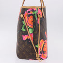 LOUIS VUITTON Monogram Rose Neverfull MM Tote Bag M48613 LV Auth ka6154V-5