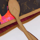 LOUIS VUITTON Monogram Rose Neverfull MM Tote Bag M48613 LV Auth ka6154V-9