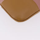 GUCCI Jackie Bamboo Hand Bag Suede Pink Gold Tone 001 4060 Auth ka6156-11