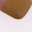 GUCCI Jackie Bamboo Hand Bag Suede Pink Gold Tone 001 4060 Auth ka6156-12