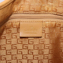 GUCCI Jackie Bamboo Hand Bag Suede Pink Gold Tone 001 4060 Auth ka6156-17