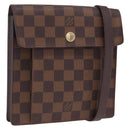 LOUIS VUITTON Damier Ebene Pimlico Shoulder Bag N45272 LV Auth ka6158-1