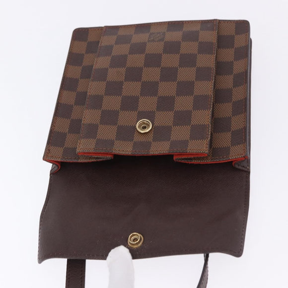 LOUIS VUITTON Damier Ebene Pimlico Shoulder Bag N45272 LV Auth ka6158