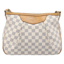 LOUIS VUITTON Damier Azur Siracusa PM Shoulder Bag N41113 LV Auth ka6159A-2