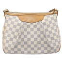 LOUIS VUITTON Damier Azur Siracusa PM Shoulder Bag N41113 LV Auth ka6159A-3