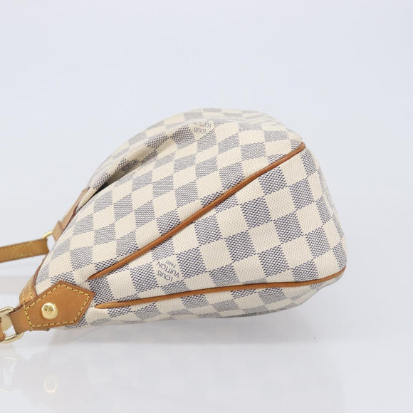 LOUIS VUITTON Damier Azur Siracusa PM Shoulder Bag N41113 LV Auth ka6159A
