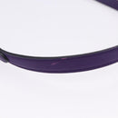 PRADA Hand Bag Leather Purple Silver Auth ka6163-17