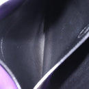 PRADA Hand Bag Leather Purple Silver Auth ka6163-36