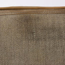 SAINT LAURENT Shoulder Bag Canvas Beige Gold Tone Auth ka6165-4