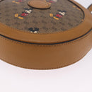 GUCCI x Disney MicroGG Mickey Shoulder Bag PVC Beige Gold 603938 Auth ka6167-15