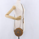 GUCCI x Disney MicroGG Mickey Shoulder Bag PVC Beige Gold 603938 Auth ka6167-23