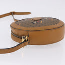 GUCCI x Disney MicroGG Mickey Shoulder Bag PVC Beige Gold 603938 Auth ka6167-4