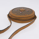 GUCCI x Disney MicroGG Mickey Shoulder Bag PVC Beige Gold 603938 Auth ka6167-6