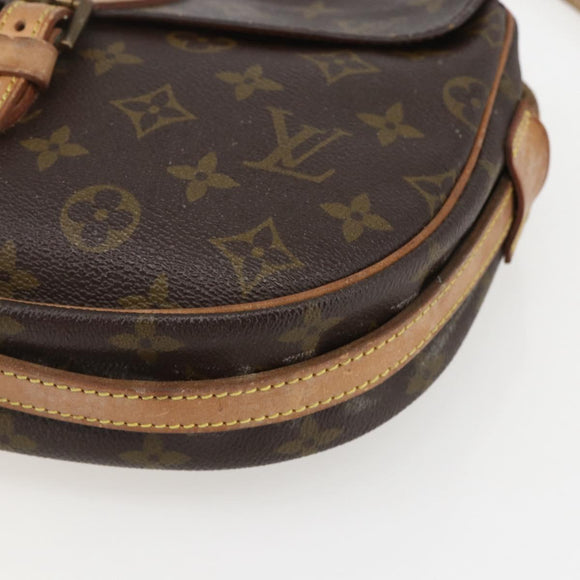LOUIS VUITTON Monogram Jeune Fille MM Shoulder Bag M51226 LV Auth ka617