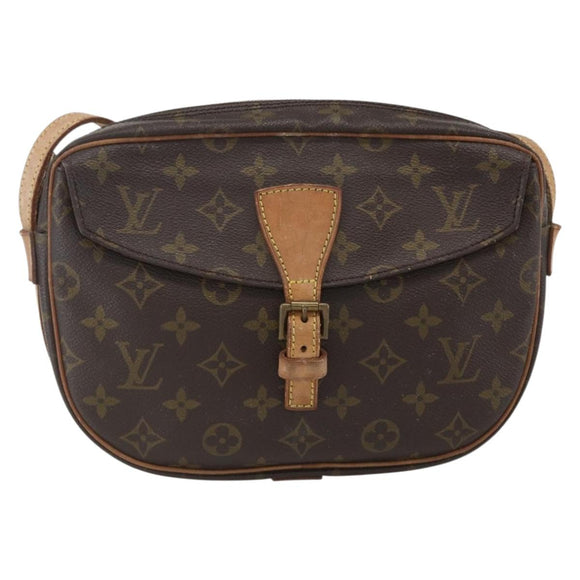 LOUIS VUITTON Monogram Jeune Fille MM Shoulder Bag M51226 LV Auth ka617