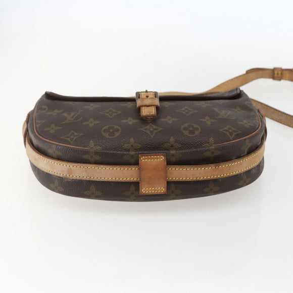 LOUIS VUITTON Monogram Jeune Fille MM Shoulder Bag M51226 LV Auth ka617