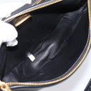 PRADA Triangle Hand Bag Canvas Leather 2way Beige Black 1BC176 Auth ka6170M-32