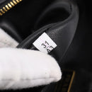 PRADA Triangle Hand Bag Canvas Leather 2way Beige Black 1BC176 Auth ka6170M-35