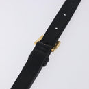 Miu Miu Shoulder Bag Leather Black Gold Tone Auth ka6173M-16