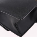 Miu Miu Shoulder Bag Leather Black Gold Tone Auth ka6173M-20