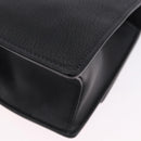 Miu Miu Shoulder Bag Leather Black Gold Tone Auth ka6173M-21