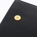 Miu Miu Shoulder Bag Leather Black Gold Tone Auth ka6173M-28