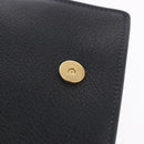 Miu Miu Shoulder Bag Leather Black Gold Tone Auth ka6173M-29