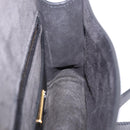 Miu Miu Shoulder Bag Leather Black Gold Tone Auth ka6173M-31