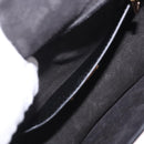 Miu Miu Shoulder Bag Leather Black Gold Tone Auth ka6173M-35