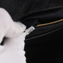 Miu Miu Shoulder Bag Leather Black Gold Tone Auth ka6173M-11