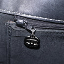 CHANEL Matelasse Chain Hand Bag Leather Black Silver CC Auth ka6174SAV-24