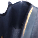 Christian Dior Chain Shoulder Bag Canvas Black Gold Tone Auth ka6175-25