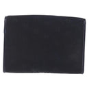 Christian Dior Chain Shoulder Bag Canvas Black Gold Tone Auth ka6175-3