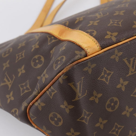 LOUIS VUITTON Monogram Sac Shopping Tote Bag M51108 LV Auth ka6181