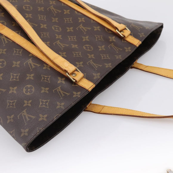 LOUIS VUITTON Monogram Sac Shopping Tote Bag M51108 LV Auth ka6181