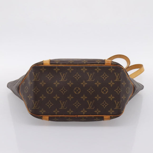 LOUIS VUITTON Monogram Sac Shopping Tote Bag M51108 LV Auth ka6181