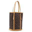 LOUIS VUITTON Monogram Bucket GM Shoulder Bag M42236 LV Auth ka6182-1