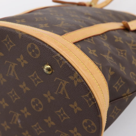 LOUIS VUITTON Monogram Bucket GM Shoulder Bag M42236 LV Auth ka6182