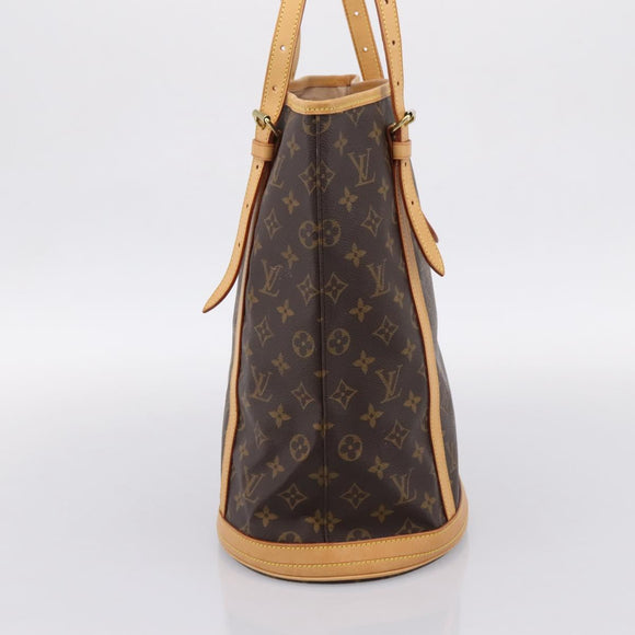 LOUIS VUITTON Monogram Bucket GM Shoulder Bag M42236 LV Auth ka6182
