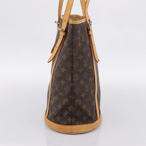 LOUIS VUITTON Monogram Bucket GM Shoulder Bag M42236 LV Auth ka6182