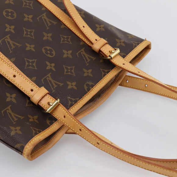 LOUIS VUITTON Monogram Bucket GM Shoulder Bag M42236 LV Auth ka6182