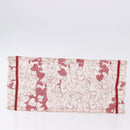 Christian Dior Book Tote Canvas White Red Auth ka6183V-11