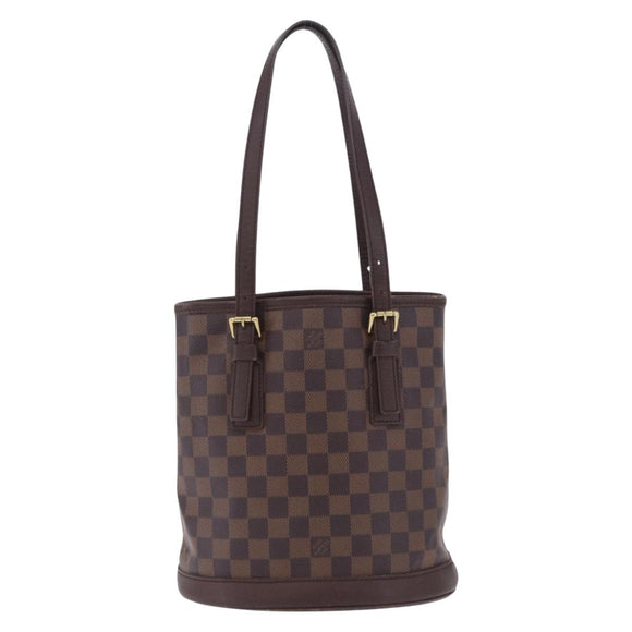 LOUIS VUITTON Damier Ebene Marais Shoulder Bag N42240 LV Auth ka6186
