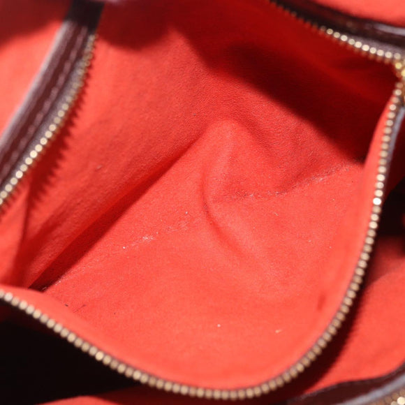 LOUIS VUITTON Damier Ebene Marais Shoulder Bag N42240 LV Auth ka6186