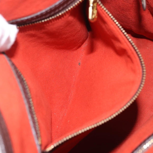 LOUIS VUITTON Damier Ebene Marais Shoulder Bag N42240 LV Auth ka6186
