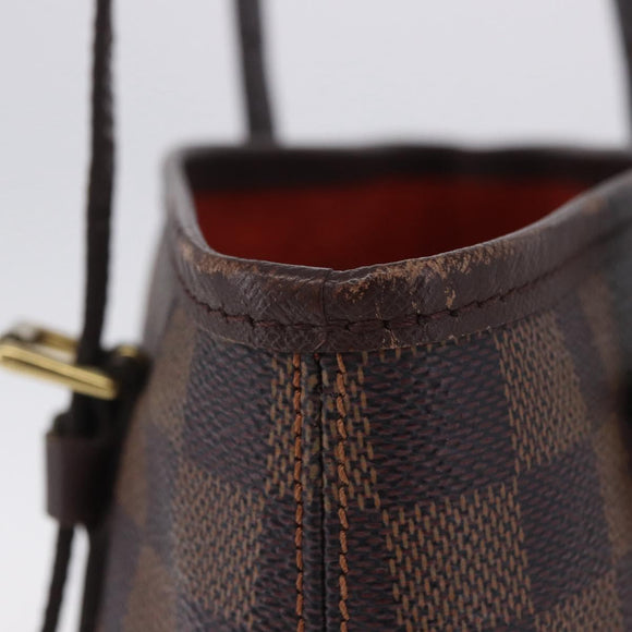 LOUIS VUITTON Damier Ebene Marais Shoulder Bag N42240 LV Auth ka6186