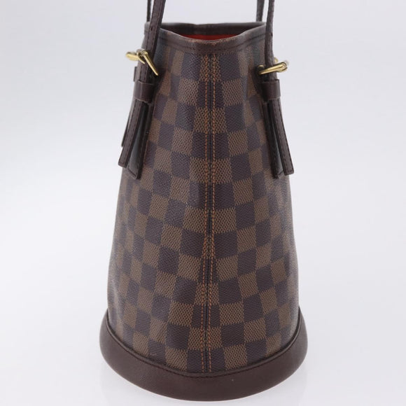 LOUIS VUITTON Damier Ebene Marais Shoulder Bag N42240 LV Auth ka6186
